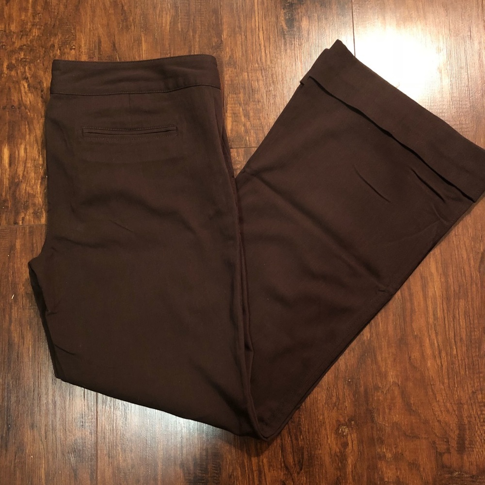 Brown Old Navy work trousers